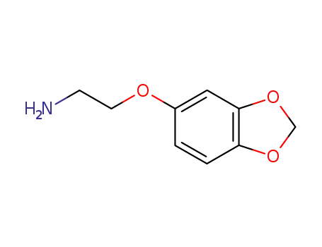 Molecular Structure of 72955-85-2 (2-(benzo[d][1,3]dioxol-5-yloxy)ethanamine)