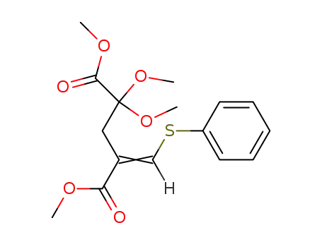 Pentanedioic acid, 2,2-dimethoxy-4-[(phenylthio)methylene]-, dimethyl
ester