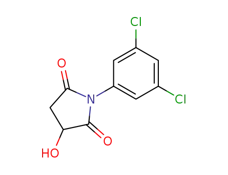 Molecular Structure of 119341-82-1 (N-(3,5-dichlorophenyl)-2-hydroxysuccinimide)