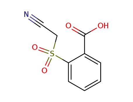 Molecular Structure of 243984-87-4 (2-(cyanomethylsulfonyl)benzoic acid)