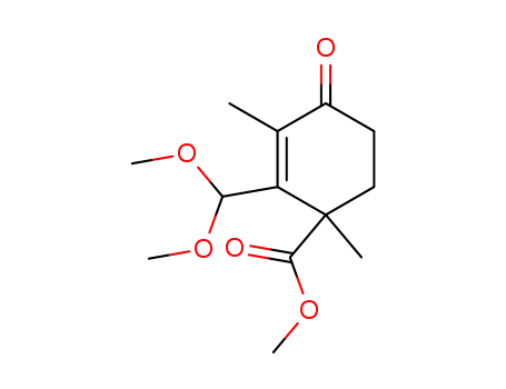 Methyl 2-Dimethoxymethyl-1,3-dimethyl-4-oxocyclohex-2-enyl-1-carboxylat
