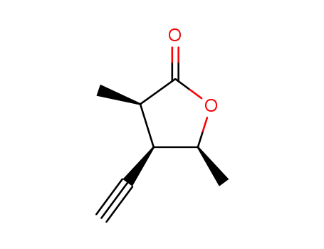 2(3H)-Furanone, 4-ethynyldihydro-3,5-dimethyl-, [3R-(3alpha,4alpha,5alpha)]- (9CI)