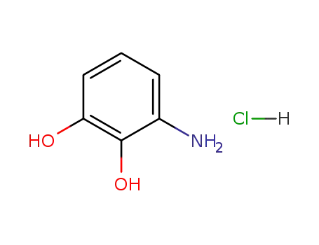 Molecular Structure of 51220-97-4 (1,2-Benzenediol, 3-amino-, hydrochloride)