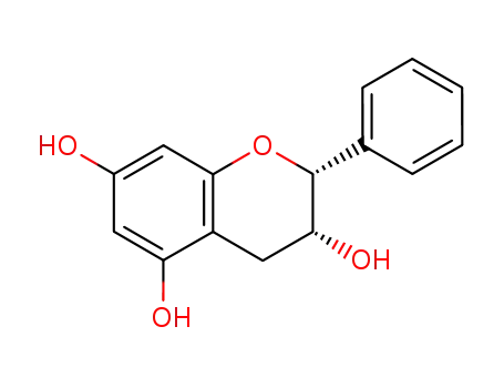 Molecular Structure of 120693-54-1 (2H-1-Benzopyran-3,5,7-triol,3,4-dihydro-2-phenyl-, (2R,3R)-)