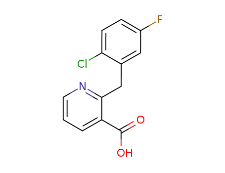 3-Pyridinecarboxylic acid, 2-[(2-chloro-5-fluorophenyl)methyl]-