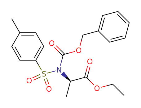D-Alanine, N-[(4-methylphenyl)sulfonyl]-N-[(phenylmethoxy)carbonyl]-,
ethyl ester