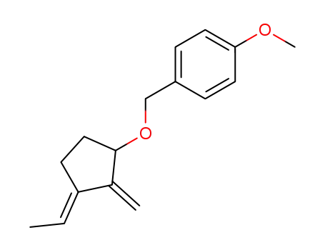 1-[3-Eth-(E)-ylidene-2-methylene-cyclopentyloxymethyl]-4-methoxy-benzene