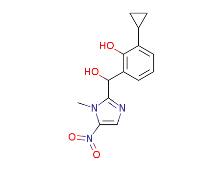 (3-cyclopropyl-2-hydroxyphenyl)-(1-methyl-5-nitro-1H-2-imidazolyl)methanol