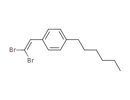 4-n-Hexyl-β,β'-dibromostyrene