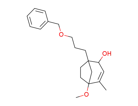 1-(3-Benzyloxy-propyl)-5-methoxy-4-methyl-bicyclo[3.2.1]oct-3-en-2-ol