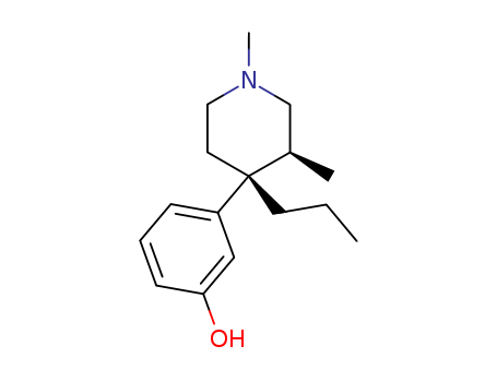 Phenol,3-[(3R,4S)-1,3-dimethyl-4-propyl-4-piperidinyl]-, rel-