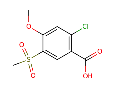 2-Chloro-5-methanesulfonyl-4-methoxy-benzoic acid