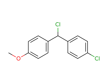 Benzene, 1-chloro-4-[chloro(4-methoxyphenyl)methyl]-