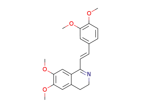 1-(3,4-dimethoxy-<i>trans</i>-styryl)-6,7-dimethoxy-3,4-dihydro-isoquinoline