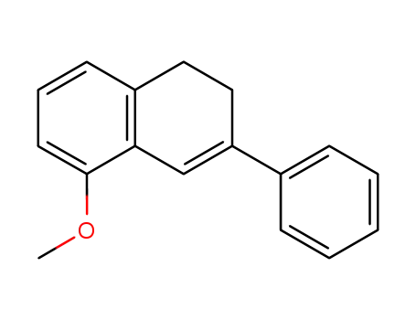 Molecular Structure of 109037-04-9 (methyl-(7-phenyl-5,6-dihydro-[1]naphthyl)-ether)