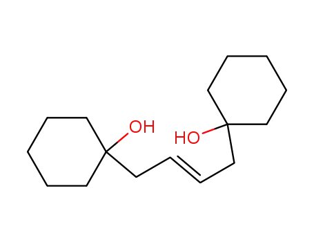 Molecular Structure of 60753-38-0 (1,4-Di(cyclohexanolyl-1)buten-<sup>(2)</sup>)