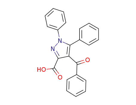4-Benzoyl-1,5-diphenylpyrazole-3-carboxylic acid