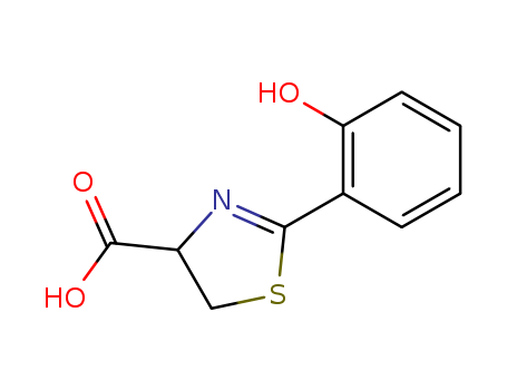 4-Thiazolecarboxylic acid, 4,5-dihydro-2-(2-hydroxyphenyl)- cas  49608-51-7