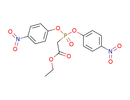 Acetic acid, [bis(4-nitrophenoxy)phosphinyl]-, ethyl ester