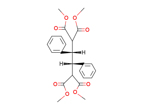 Molecular Structure of 142560-16-5 (tetramethyl dl-2,3-diphenylbutane-1,1,4,4-tetracarboxylate)
