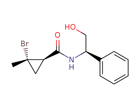 N-<(R)-1'-phenyl-2'-hydroxyethyl>-(1R,2S)-2-bromo-2-methylcyclopropanecarboxamide