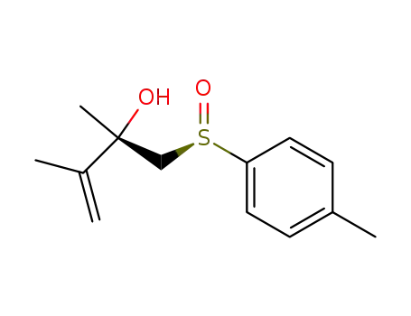 (S)-2,3-Dimethyl-1-((R)-toluene-4-sulfinyl)-but-3-en-2-ol