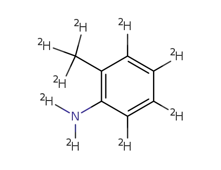 Molecular Structure of 194423-47-7 (O-TOLUIDINE-D9)
