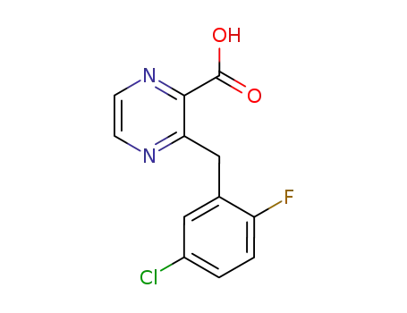 Pyrazinecarboxylic acid, 3-[(5-chloro-2-fluorophenyl)methyl]-