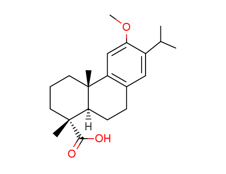 6-methoxy-1,4a-dimethyl-7-propan-2-yl-2,3,4,9,10,10a-hexahydrophenanthrene-1-carboxylic acid cas  42400-90-8
