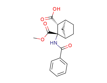 (1R,2S,3R,4S)-2-Benzoylamino-bicyclo[2.2.1]heptane-2,3-dicarboxylic acid 2-methyl ester
