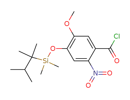 4-[Dimethyl-(1,1,2-trimethyl-propyl)-silanyloxy]-5-methoxy-2-nitro-benzoyl chloride