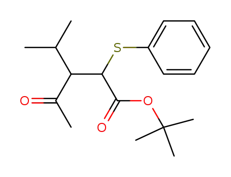 3-Acetyl-4-methyl-2-phenylsulfanyl-pentanoic acid tert-butyl ester