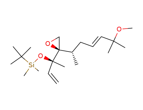 tert-Butyl-{(S)-1-[(R)-2-((E)-(S)-5-methoxy-1,5-dimethyl-hex-3-enyl)-oxiranyl]-1-methyl-allyloxy}-dimethyl-silane