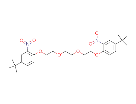 Molecular Structure of 207462-02-0 (1,8-bis(4-tert-butyl-2-nitrophenoxy)-3,6-dioxaoctane)