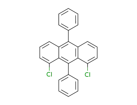 Molecular Structure of 80034-45-3 (Anthracene, 1,8-dichloro-9,10-diphenyl-)