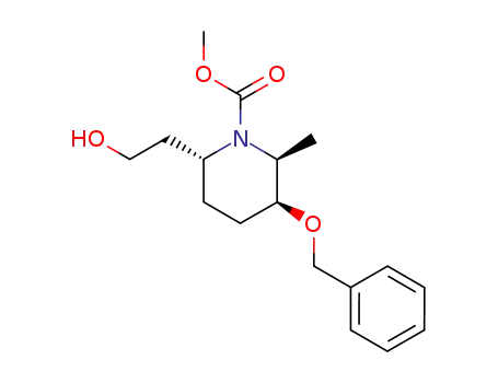 (2S,3S,6R)-3-Benzyloxy-6-(2-hydroxy-ethyl)-2-methyl-piperidine-1-carboxylic acid methyl ester