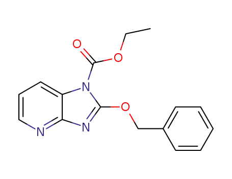 2-Benzyloxy-imidazo[4,5-b]pyridine-1-carboxylic acid ethyl ester