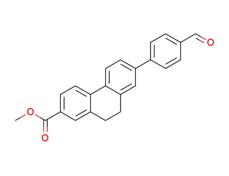 2-Phenanthrenecarboxylic acid, 7-(4-formylphenyl)-9,10-dihydro-,
methyl ester