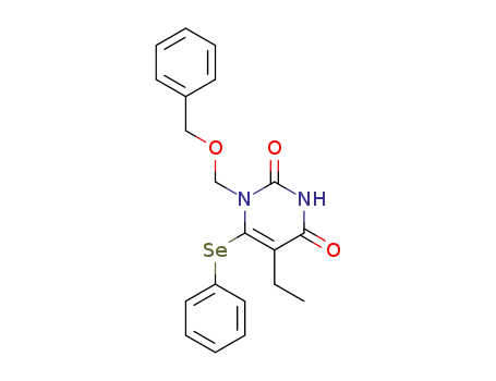 1-[(benzyloxy)methyl]-5-ethyl-6-(phenylselanyl)pyrimidine-2,4(1H,3H)-dione