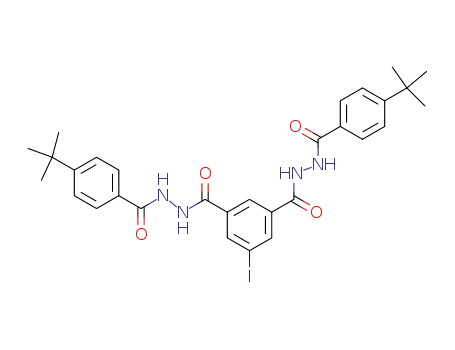 1,3-Benzenedicarboxylic acid, 5-iodo-,
bis[2-[4-(1,1-dimethylethyl)benzoyl]hydrazide]