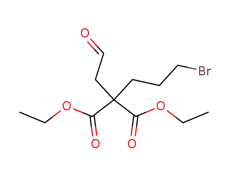 Molecular Structure of 137435-57-5 (Propanedioic acid, (3-bromopropyl)(2-oxoethyl)-, diethyl ester)