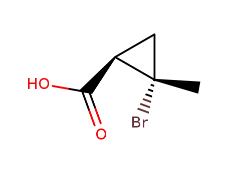 (1R,2S)-2-bromo-2-methylcyclopropanecarboxylic acid