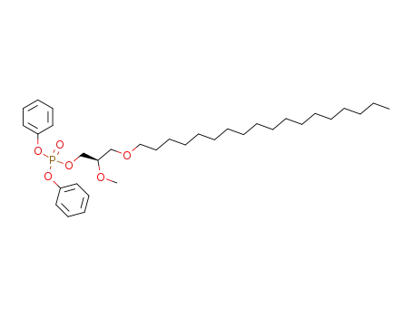 2-O-methyl-1-O-octadecyl-sn-glycero-3-phoshphatidic acid diphenyl ester