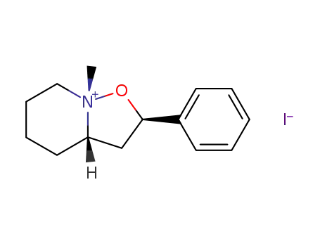 (2R,3aS,8S)-8-Methyl-2-phenyl-hexahydro-isoxazolo[2,3-a]pyridin-8-ium; iodide