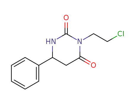3-(2-chloroethyl)-6-phenylhexahydropyrimidine-2,4-dione