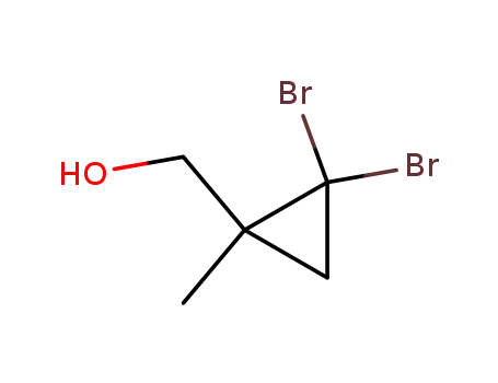 Molecular Structure of 64670-28-6 ((2,2-DIBROMO-1-METHYL-CYCLOPROPYL)-METHANOL)
