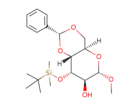 (2R,4aR,6S,7S,8S,8aR)-8-(tert-Butyl-dimethyl-silanyloxy)-6-methoxy-2-phenyl-hexahydro-pyrano[3,2-d][1,3]dioxin-7-ol