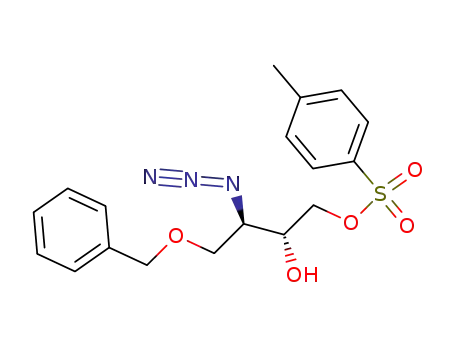 Toluene-4-sulfonic acid (2R,3R)-3-azido-4-benzyloxy-2-hydroxy-butyl ester