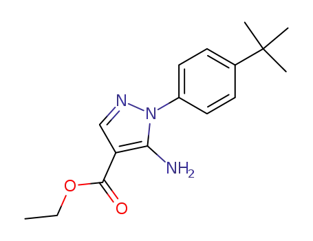 Ethyl 5-amino-1-(4-tert-butylphenyl)-1h-pyrazole-4-carboxylate