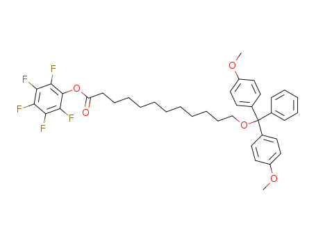 12-[Bis-(4-methoxy-phenyl)-phenyl-methoxy]-dodecanoic acid pentafluorophenyl ester